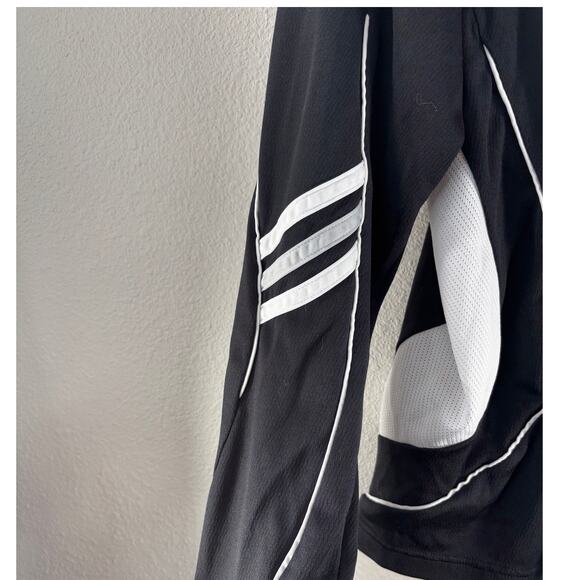 Adidas Long Sleeve Mens Training Running Black White T-Shirt Size M - Picture 4 of 6